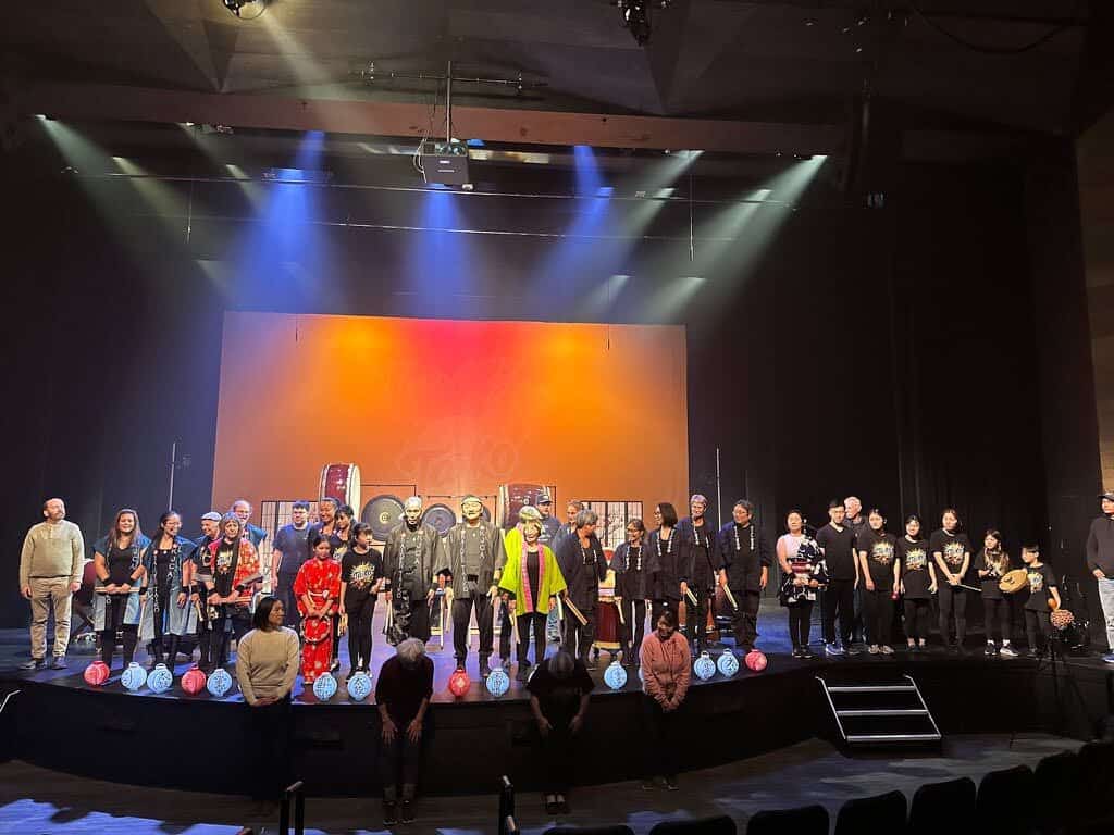 Traditional Japanese cultural performance at Kamloops Japanese Canadian Cultural Centre, showcasing community arts.